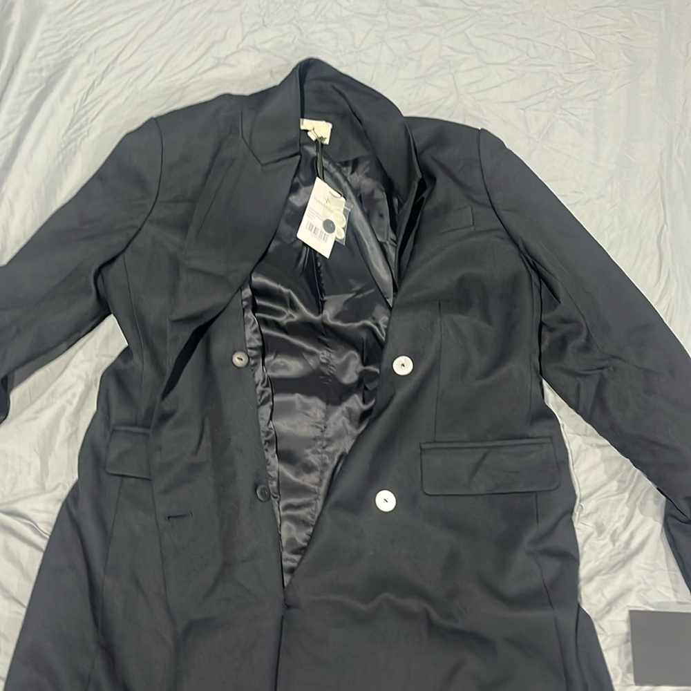 Midnight navy pomander Beckham dress